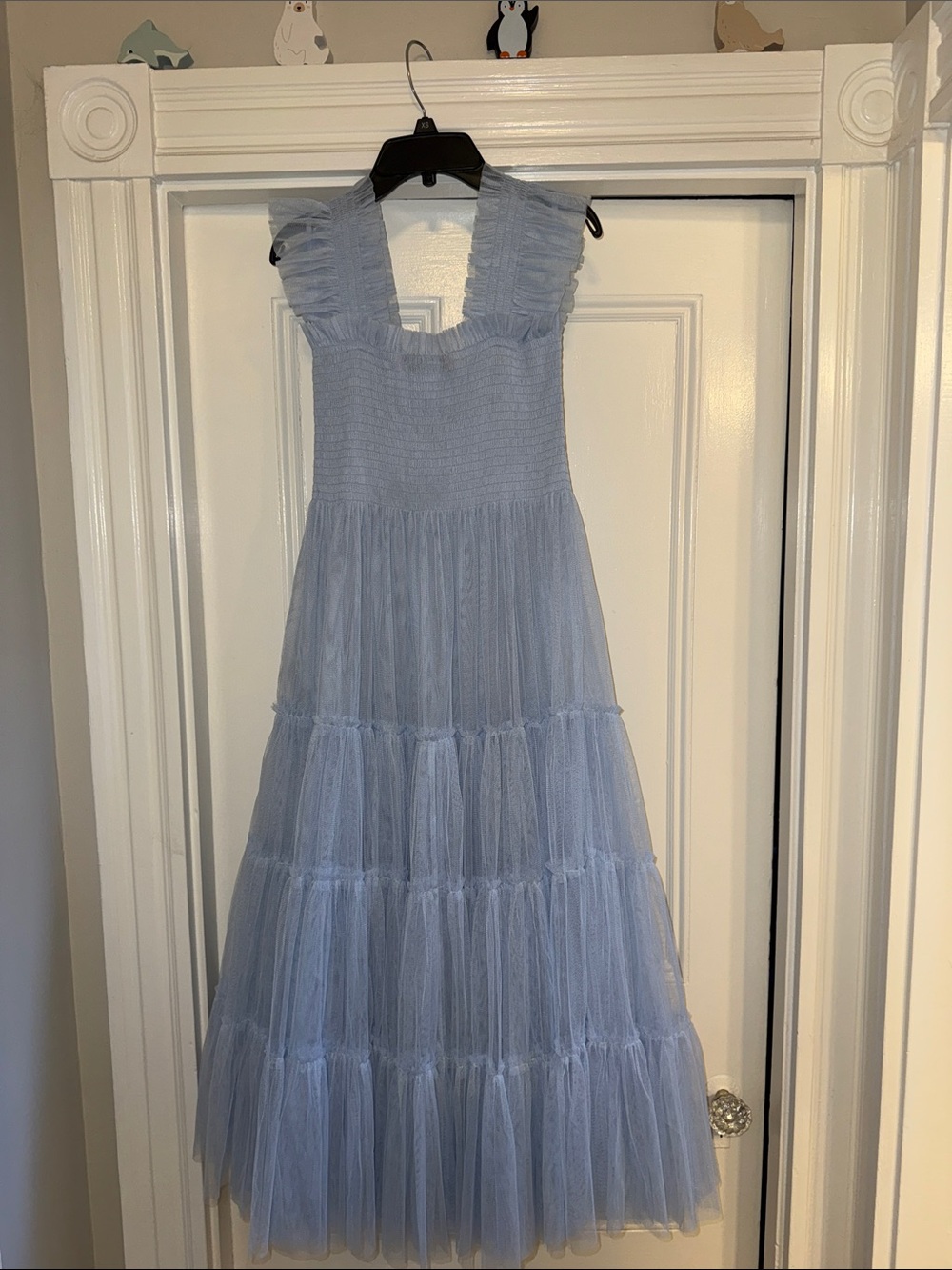 Hill House Tulle Ellie Nap Dress Light Blue collectors edition size small - Picture 6 of 6